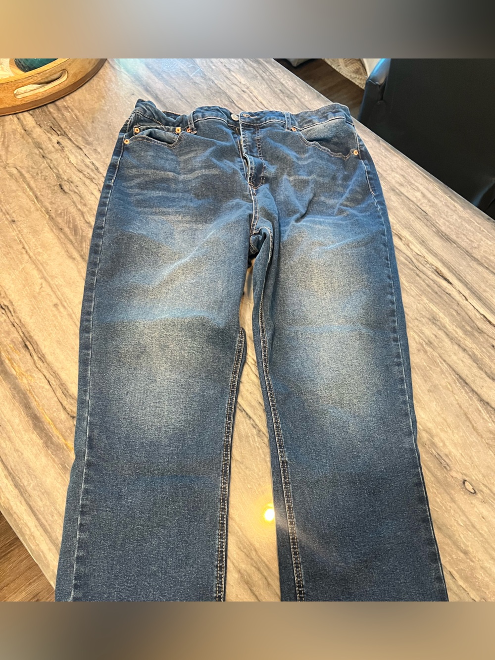 Frye Women’s Dark Blue Washed Jeans size 16